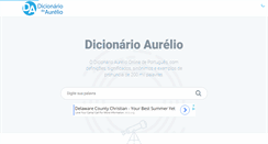 Desktop Screenshot of dicionariodoaurelio.com