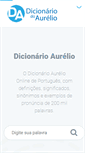 Mobile Screenshot of dicionariodoaurelio.com